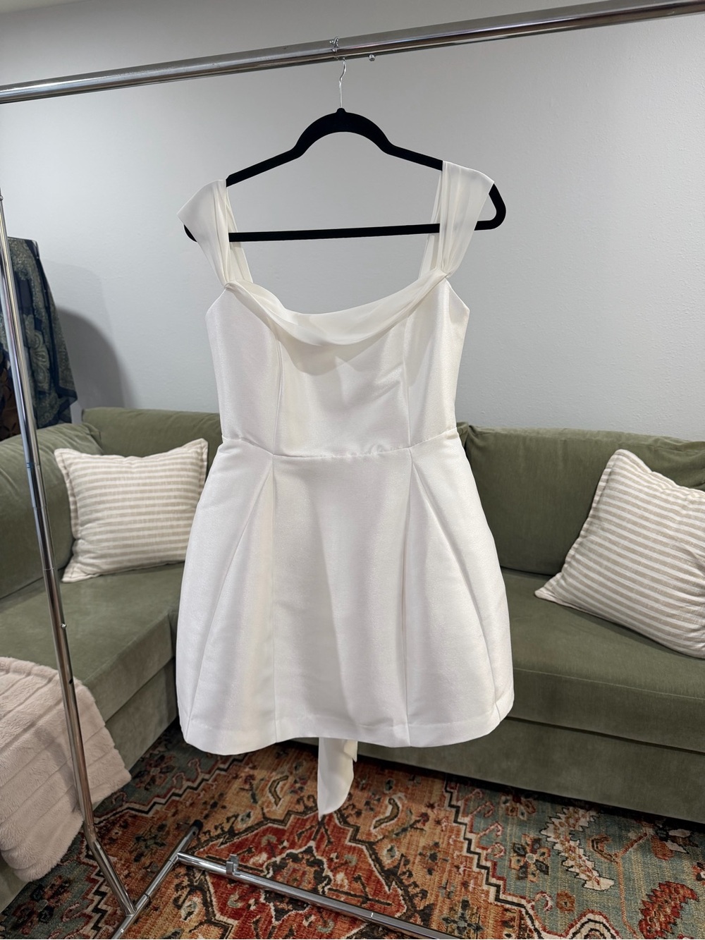 BHLDN Anthropologie White Mini Dress - Picture 3 of 5